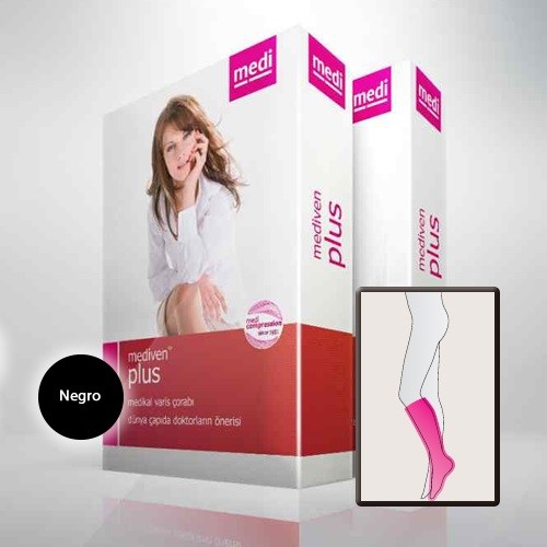 MEDIVEN PLUS A-D CCL2 T 3 PETITE NEGRA Puntera Abierta